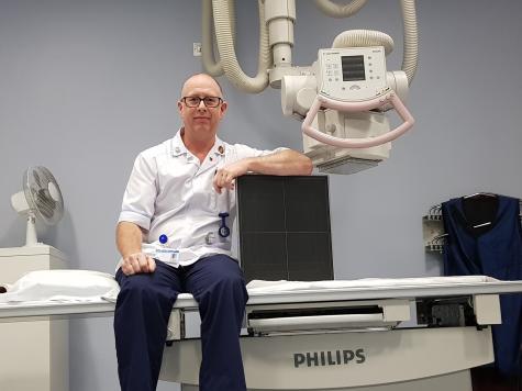 Diagnostic radiographer Paul Wicklen
