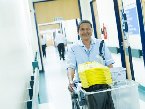 domestic with trolley