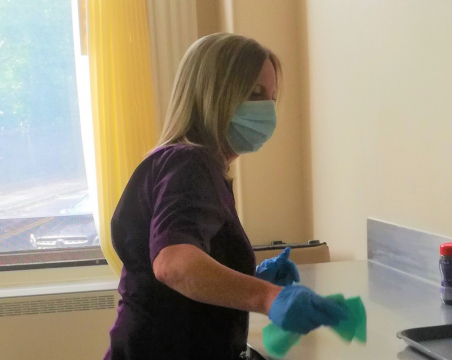 Facilites assistant cleaning Read Paula's story