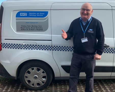 man standing next to van Read Martin's story