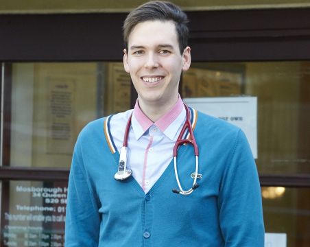 Physician associate smiling