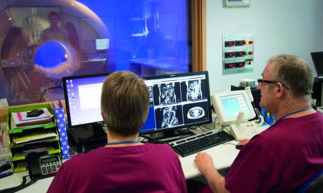 MRI control room MRI control room