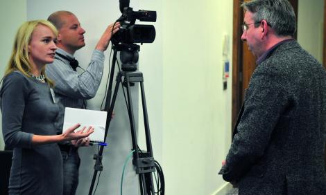 Press interview