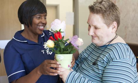 Mental health nurse and service user Mental health nurse and service user