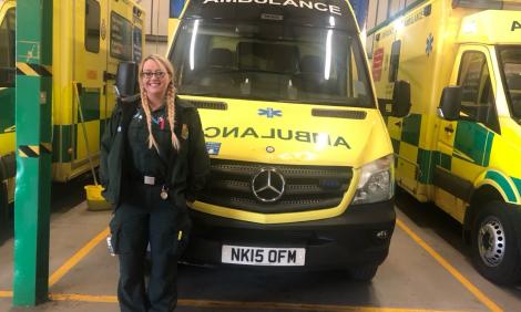 Katie Smith - paramedic apprentice