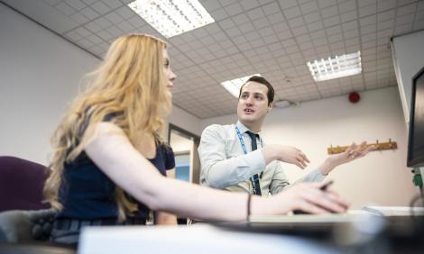 health informatics man and woman