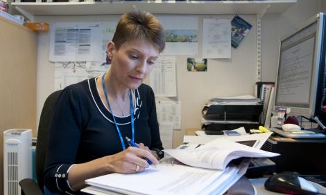 nhs manager reading