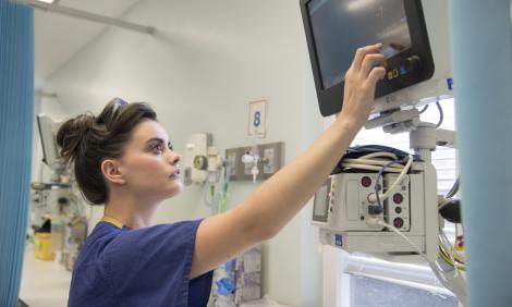 Surgeon in operating room