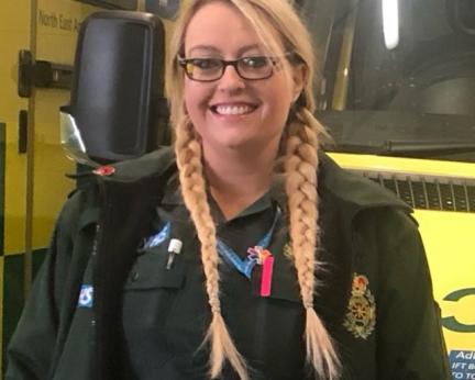 Katie Smith - Student paramedic at North East Ambulance Service