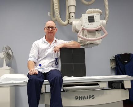 Diagnostic radiographer Paul Wicklen