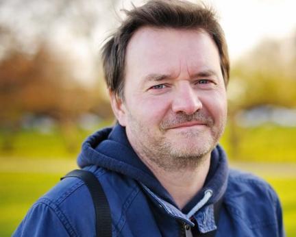 man smiling at camera