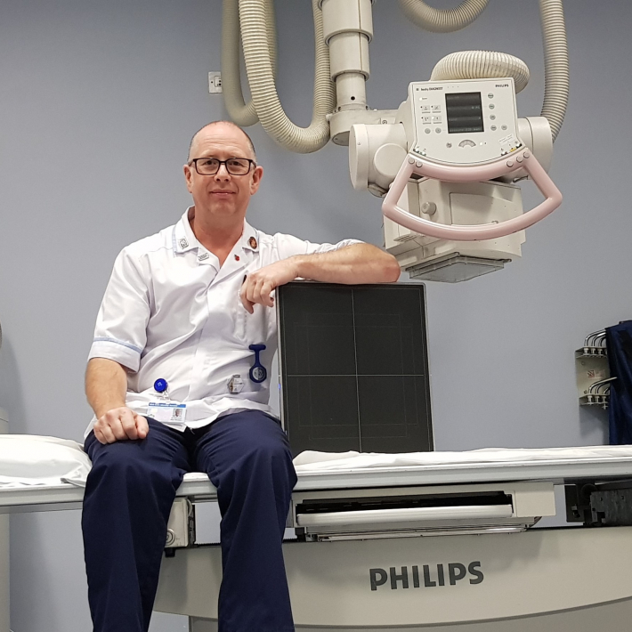 Diagnostic radiographer Paul Wicklen