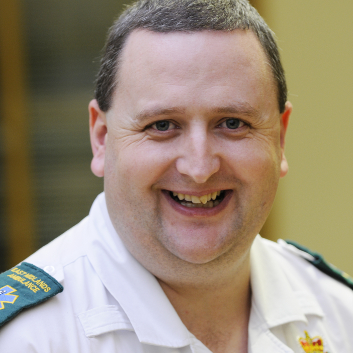 Nurse in ambulance uniform 