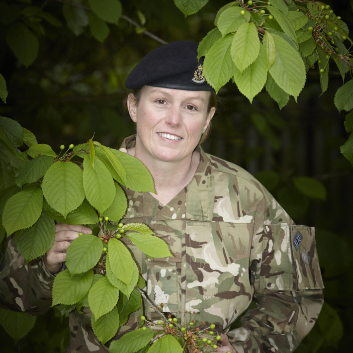 Tracey Smith-Straney in reservist uniform