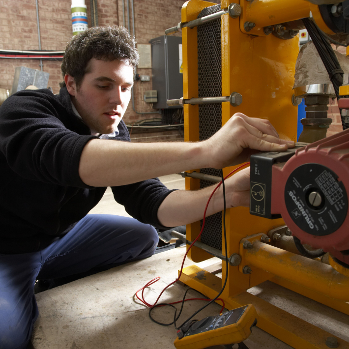 male NHS engineer