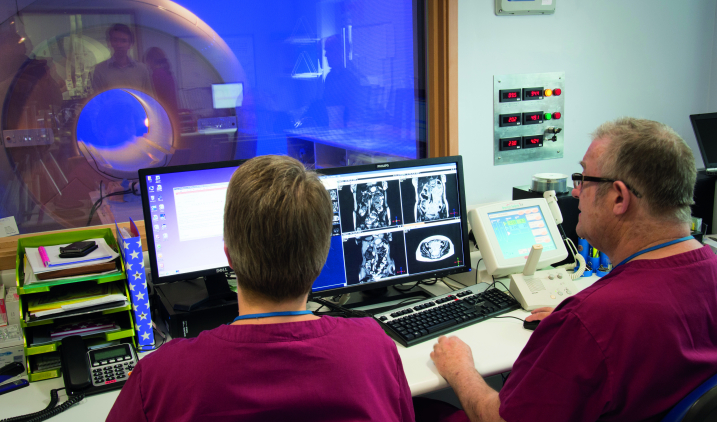 MRI control room