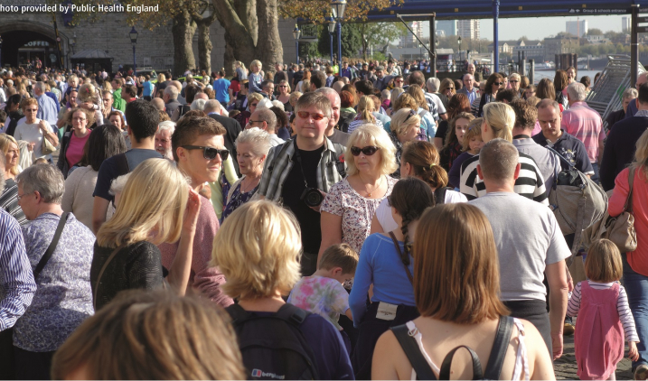 Crowded street Crowded street