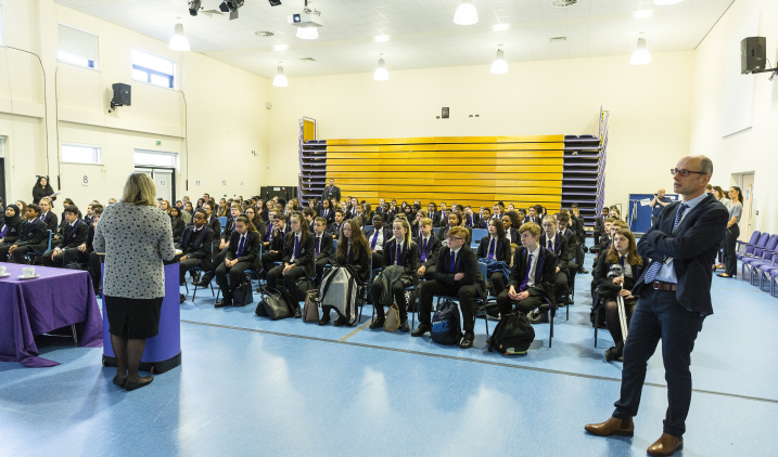Students at assembly