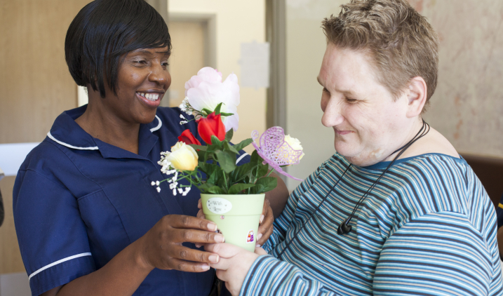 Mental health nurse and service user Mental health nurse and service user