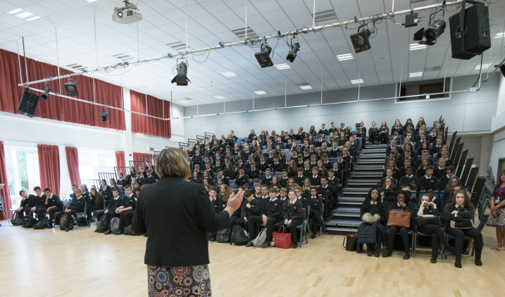 A school assembly