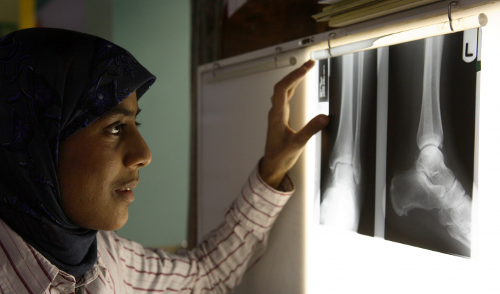 doctor with xray doctor with xray