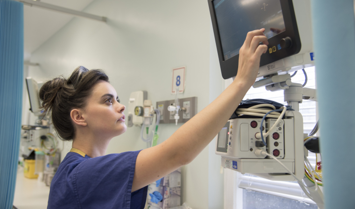 Surgeon in operating room