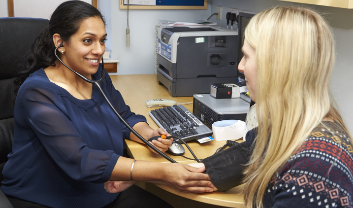 GP with a patient GP with a patient