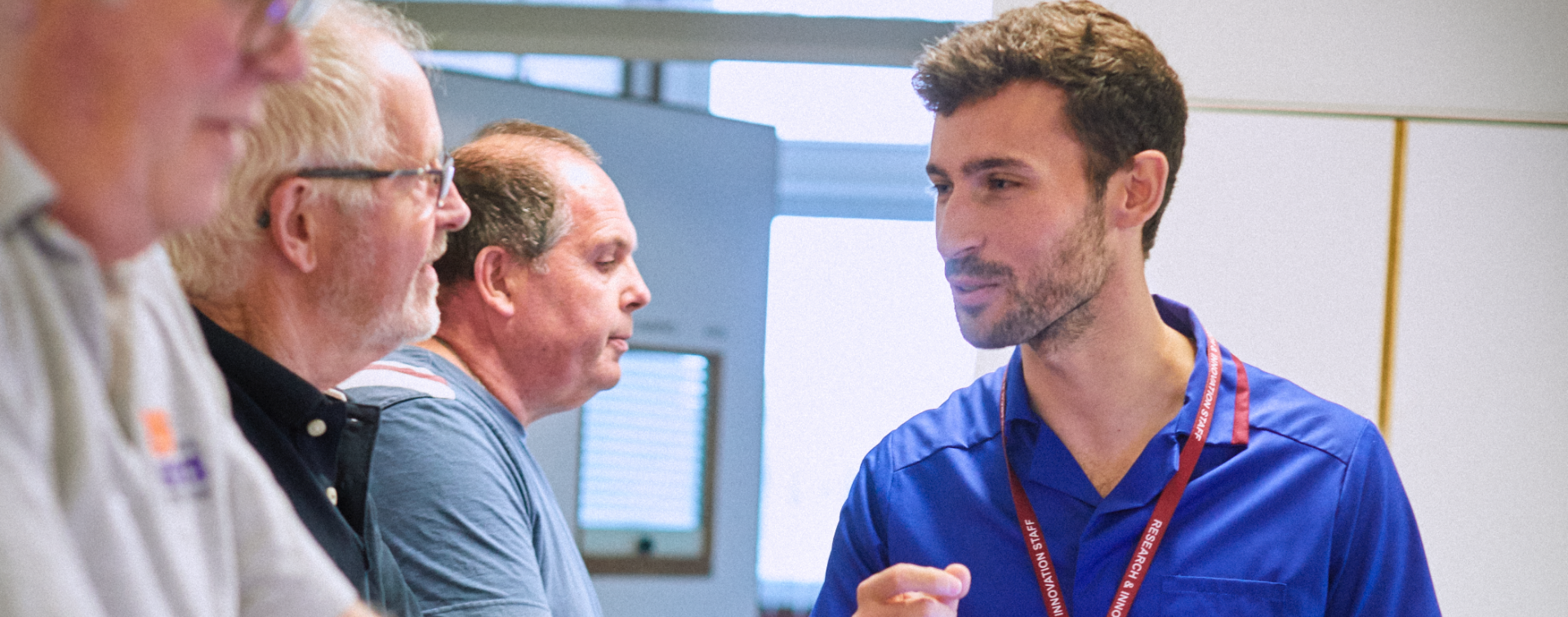 Nurse talking to strategy