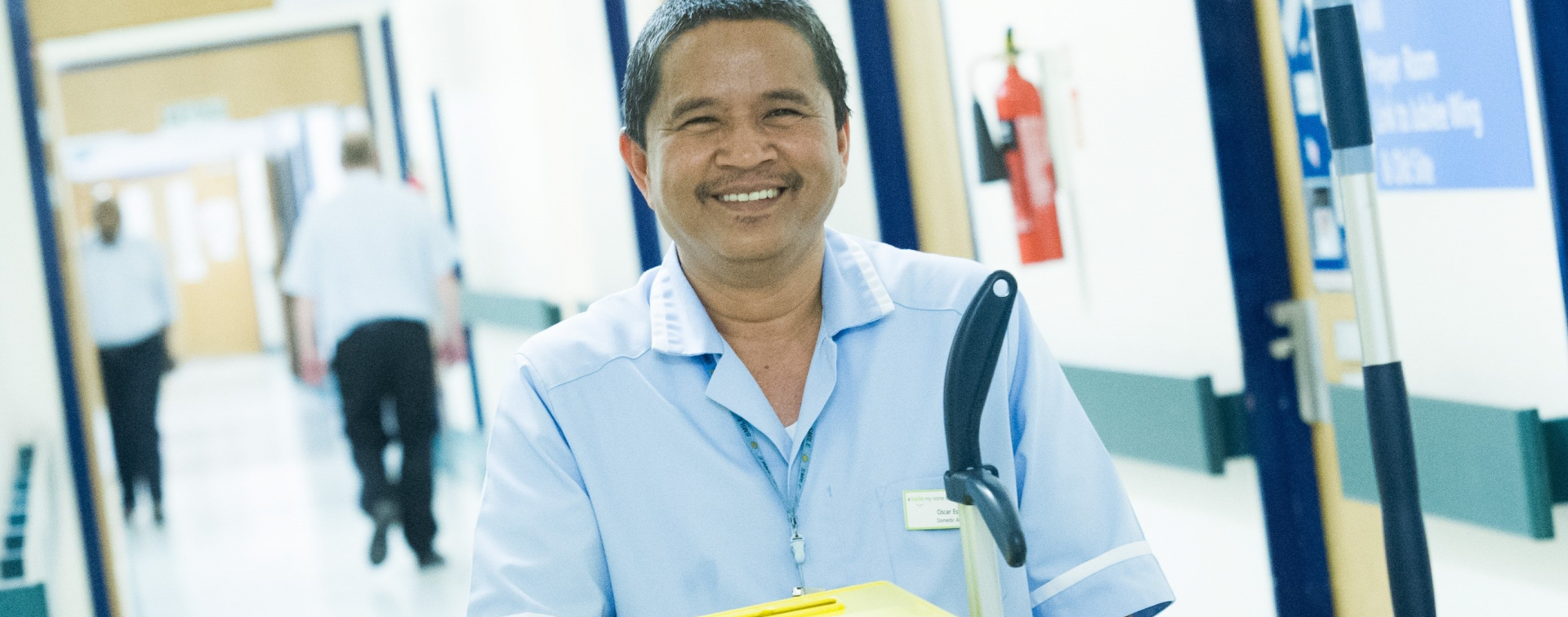 domestic services assistant smiling