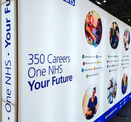 NHS Health Careers stand