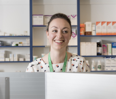 pharmacist smiling Read Amy's story