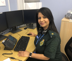 Rita Bains, team leader, emergency operations centre Rita Bains, team leader, emergency operations centre